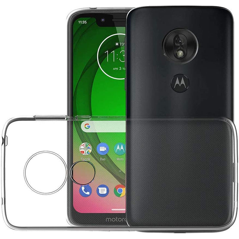 Накладка Epic Transparent 1,0mm для Motorola Moto G7 Play прозорий силікон-0